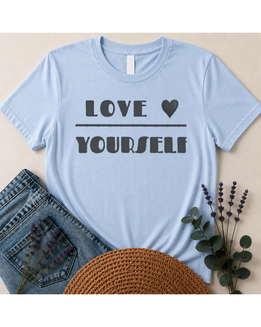 "Love Yourself" Self-Care Graphic T-Shirt