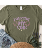 I Decide My Vibe Retro Boho T-Shirt
