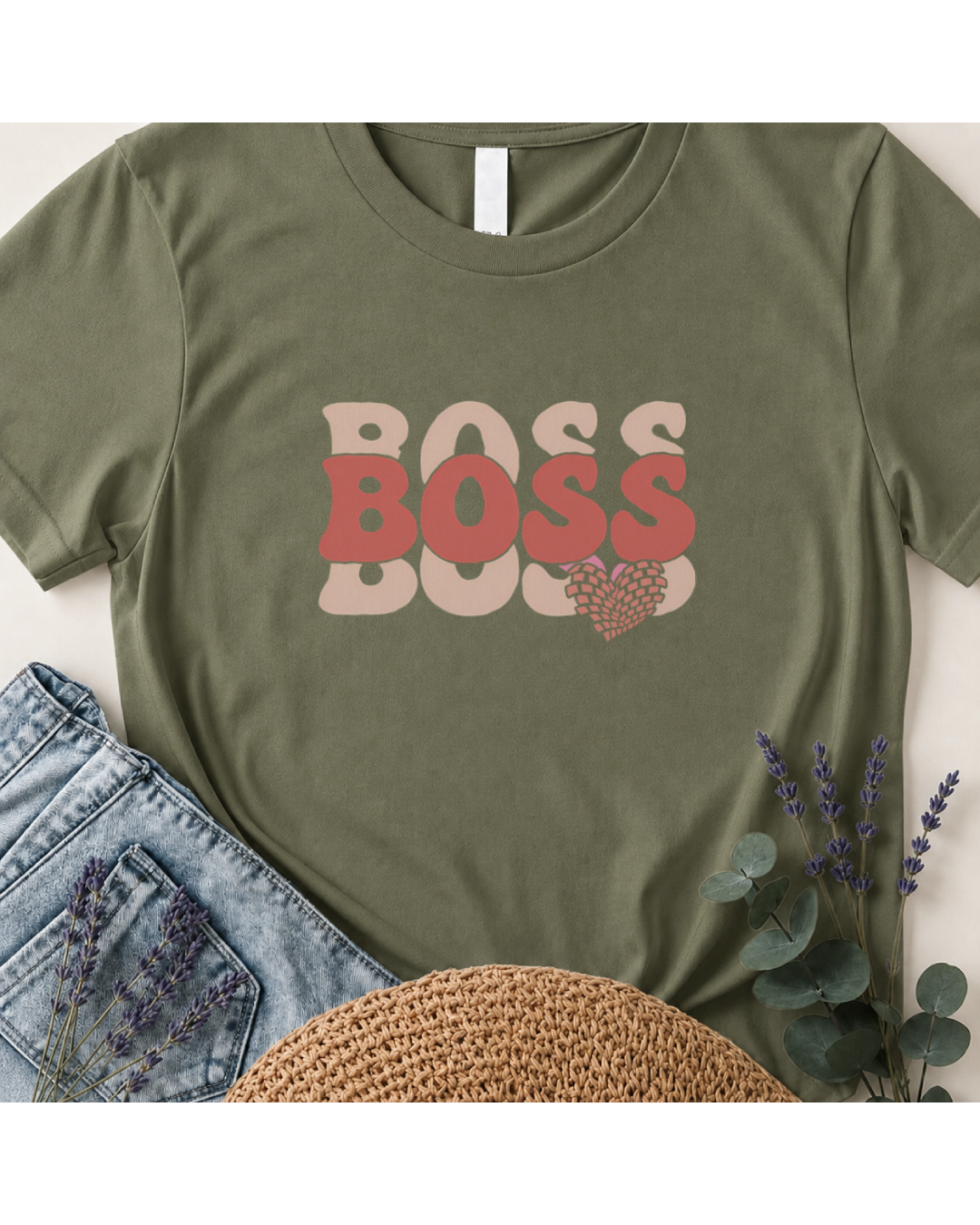 BOSS Retro Boho Graphic T-Shirt