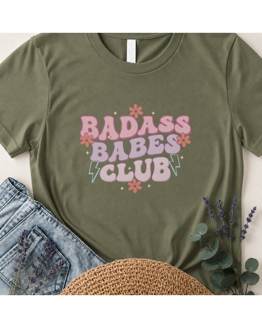 Badass Babes Club Retro Graphic T-Shirt