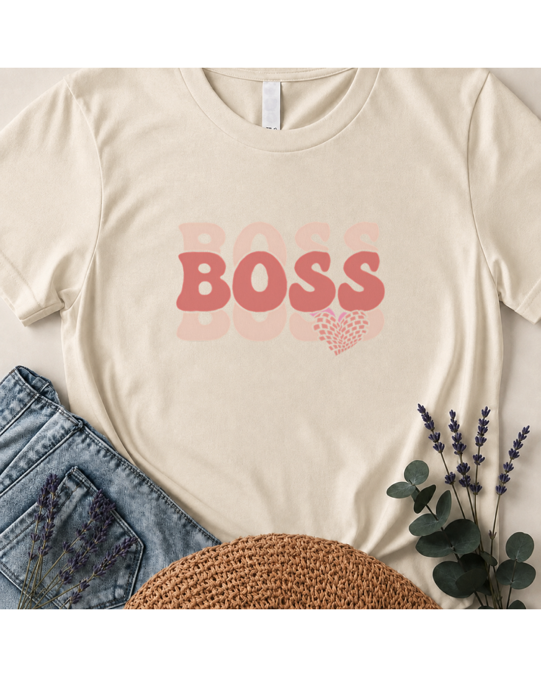BOSS Retro Boho Graphic T-Shirt