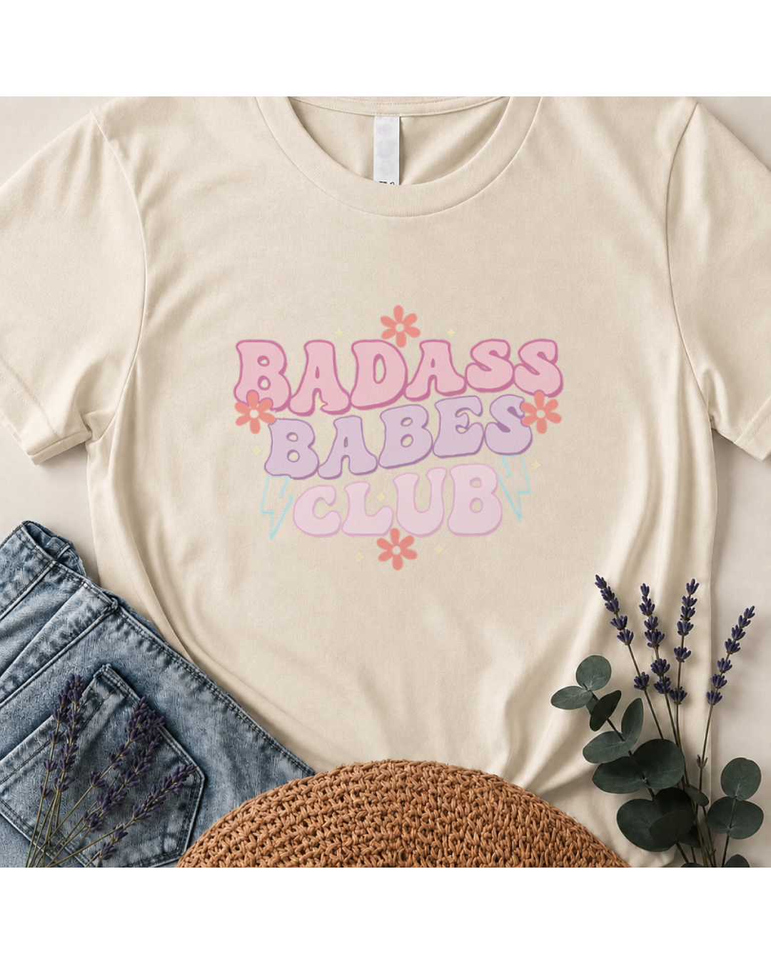 Badass Babes Club Retro Graphic T-Shirt