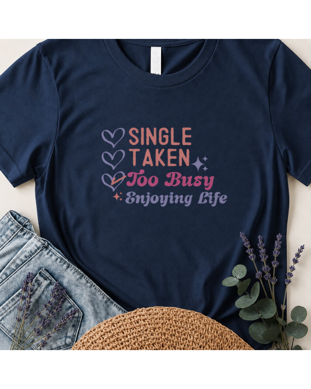 Too Busy Enjoying Life Boho T-Shirt