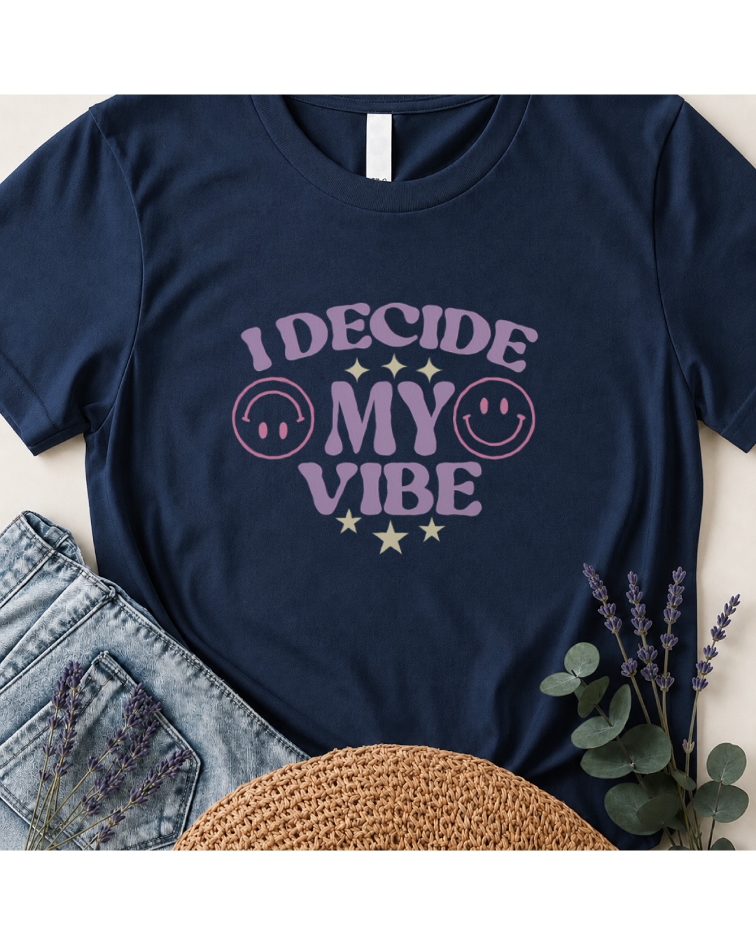 I Decide My Vibe Retro Boho T-Shirt