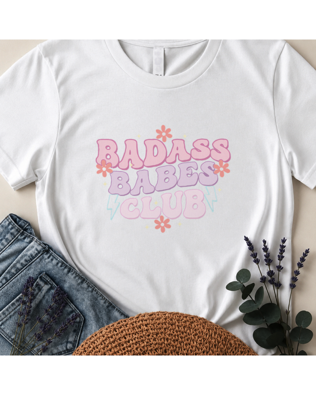 Badass Babes Club Retro Graphic T-Shirt